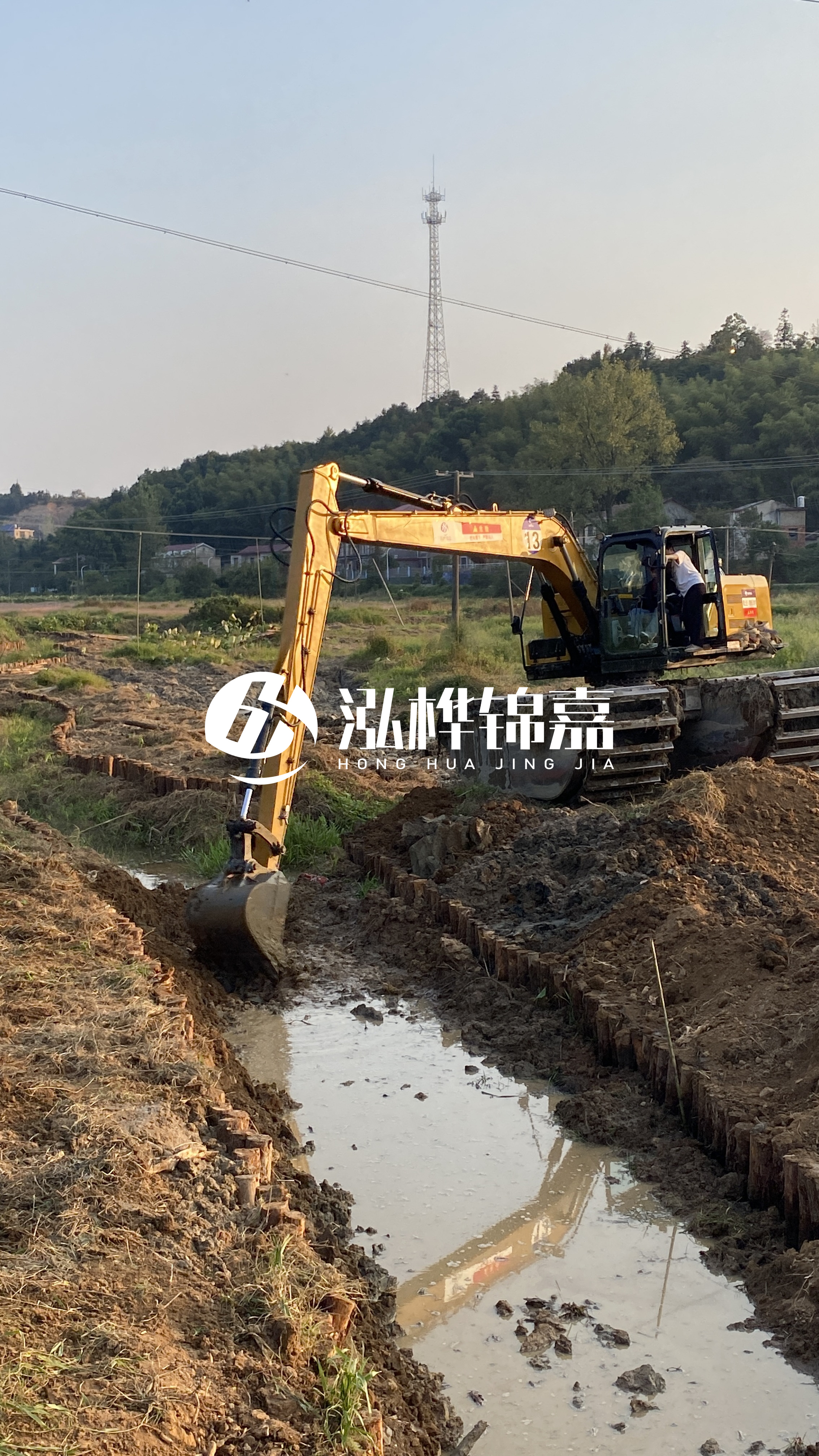 衢州挖機打木樁專業(yè)施工-河道護坡打樁的施工順序是什么？
